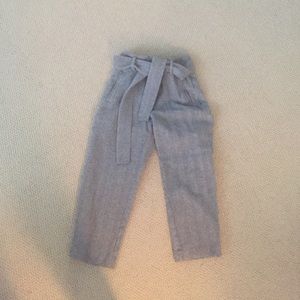 Wilfred 00 high waisted gray cropped slacks LOVE