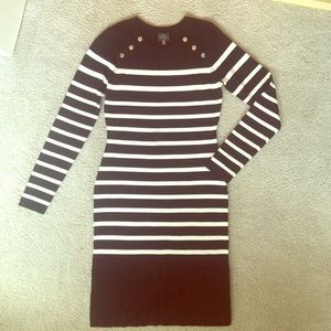 Market & Spruce Striped Sweater Dress
