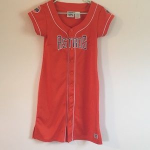 Houston Astros Baseball Jersey Dress