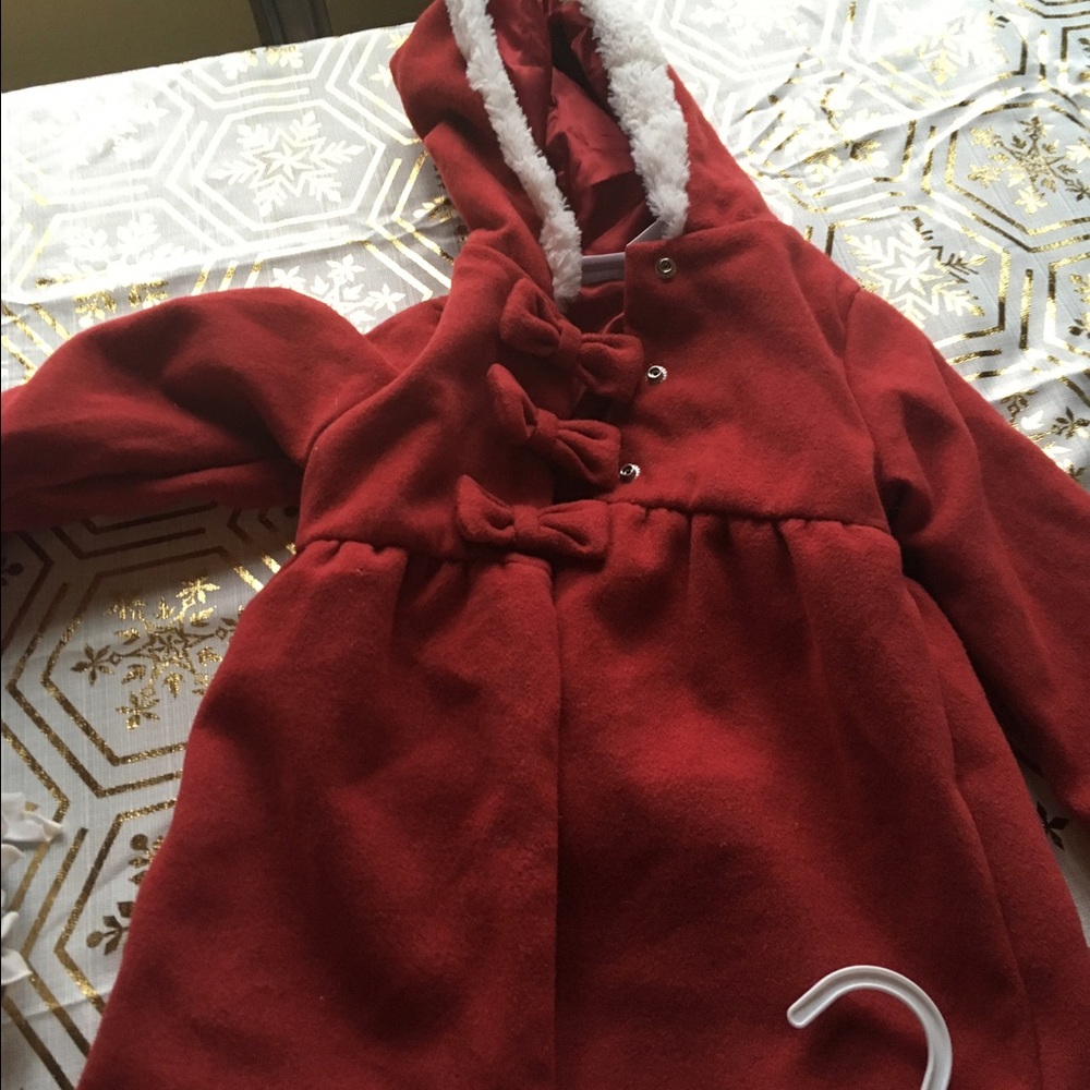 Red dress coat
