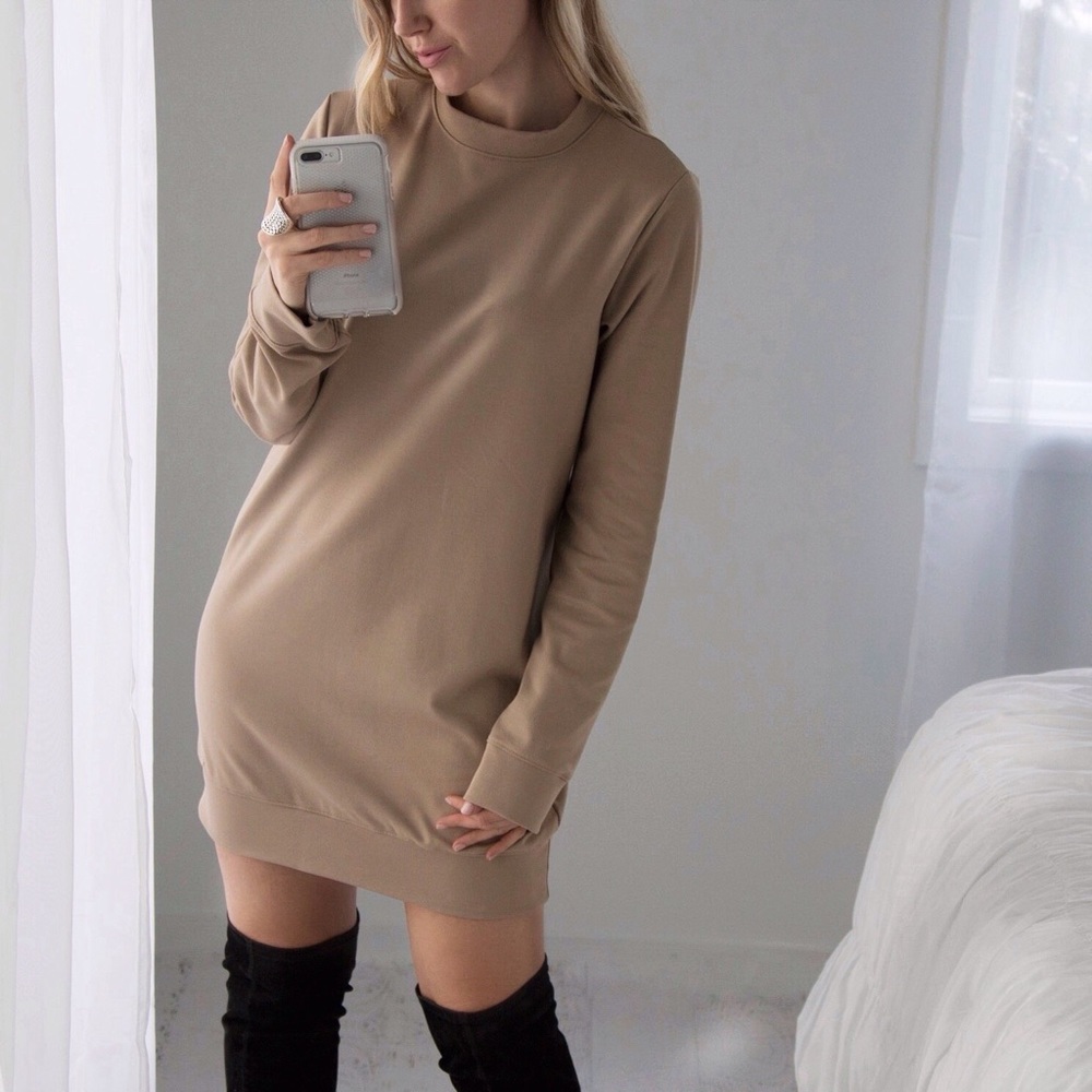 Skyline Sweatshirt Dress - Picture 4 of 5