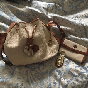Dooney & Bourke authentic purse, wallet, key fob.