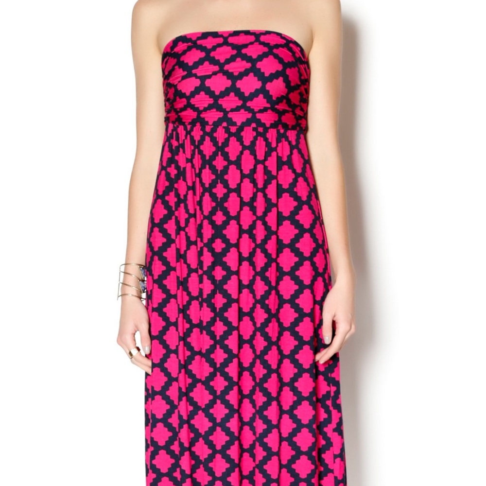 Boutique Strapless Maxi Dress