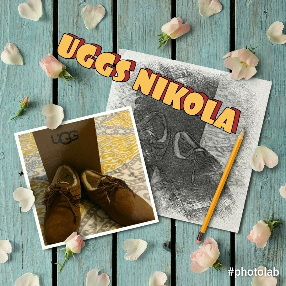 BROWN UGGS NIKOLA SIZE 8