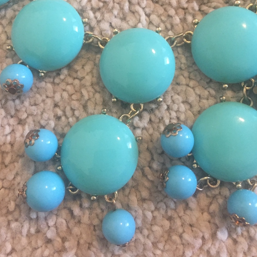 Turquoise bauble necklace - Picture 3 of 3