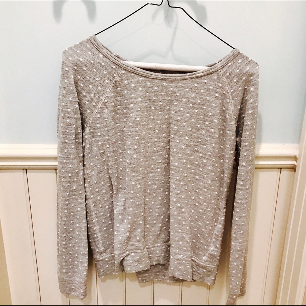 Hi-line Madewell pullover in grey