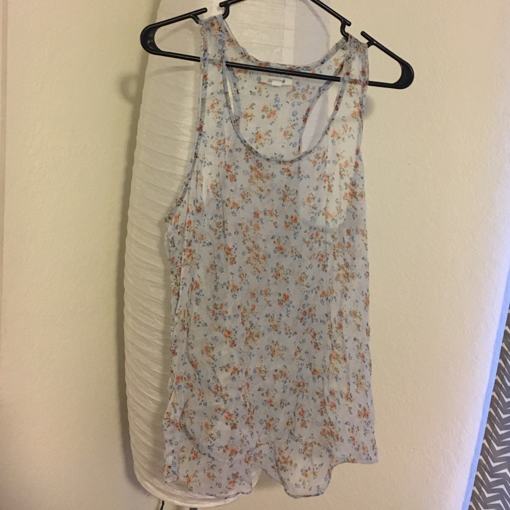 Aerie floral razorback tank Medium