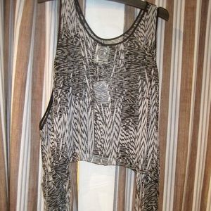 Silk black and white anagram by Gary Graham top