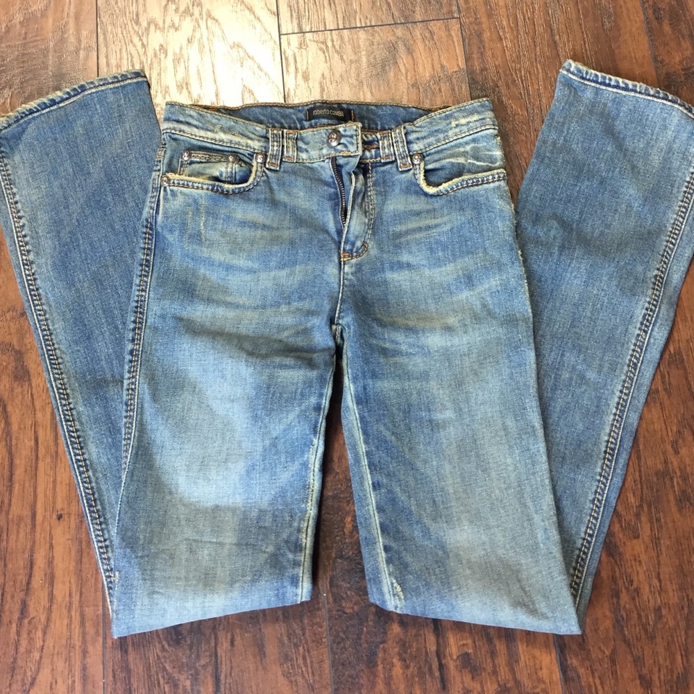 Awesome ROBERTO CAVALLI jeans 38 excellent!!