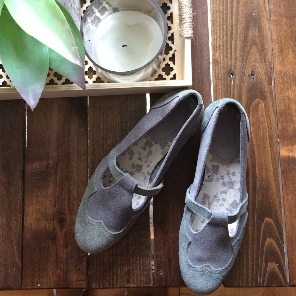 Wolverine suede flats