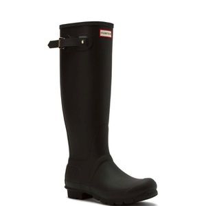 Matte Black Hunter Boots