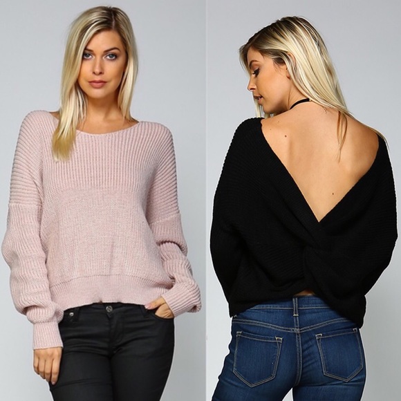 🆕HILDEE Round Neck Ribbed Sweater - BLACK - Picture 2 of 3