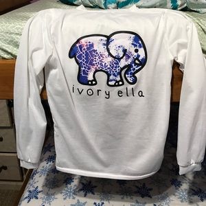 Fake ivory Ella long sleeved shirt
