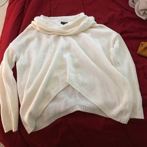 A white sweater