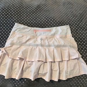 Lululemon sparkly light pink skort