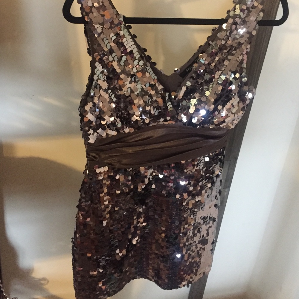 Sequin mini dress