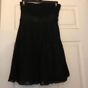 Black lace dress