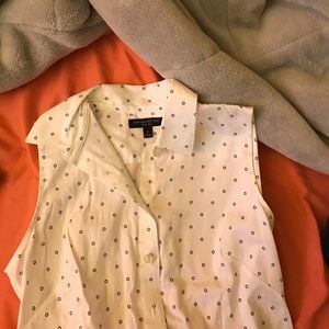FINAL PRICE Banana republic sleeveless button down