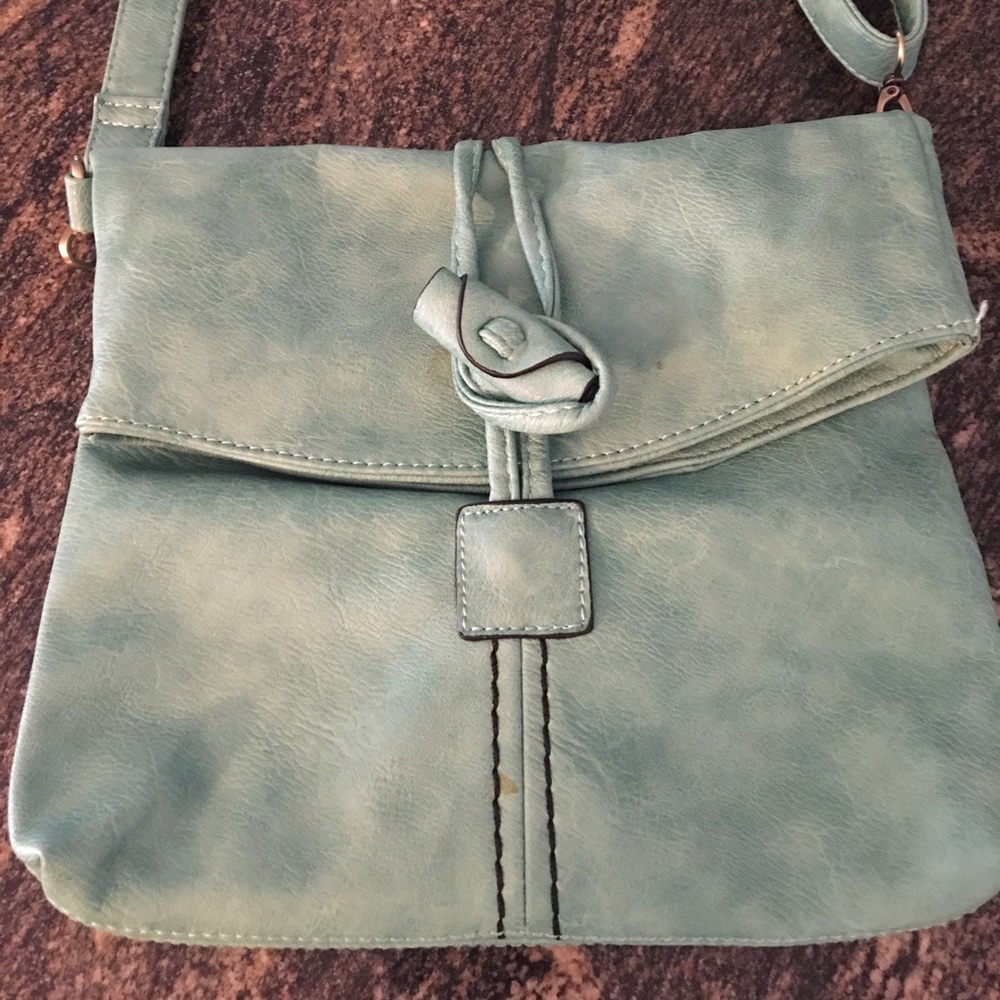 Adorable aqua purse