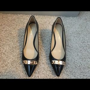 Coach leather low heel