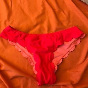 Pink cheekster bathing suit bottom