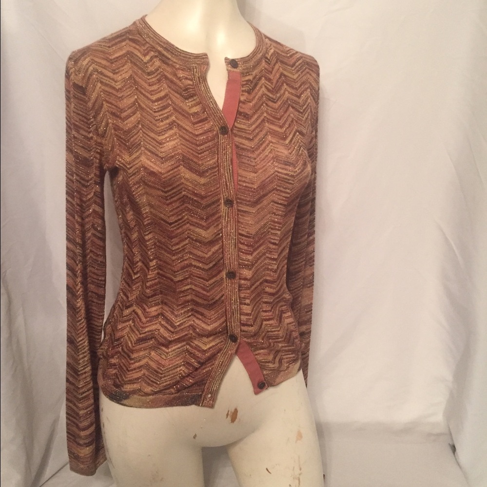 MISSONI for Target gold sweater