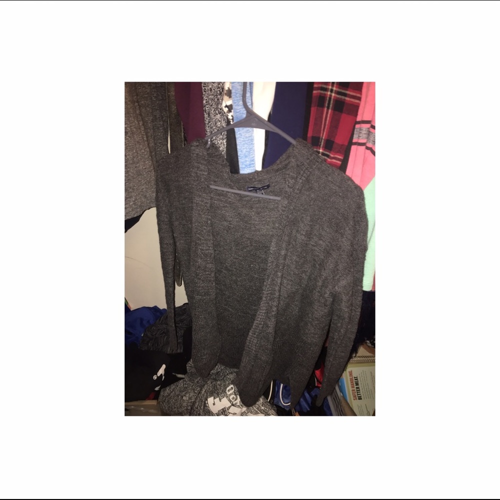 Dark grey cardigan