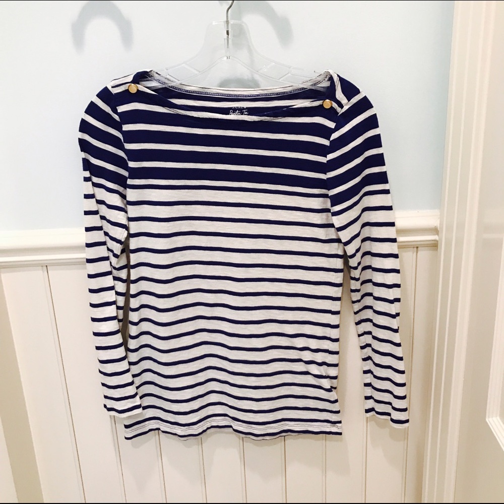 J.crew striped painter tee