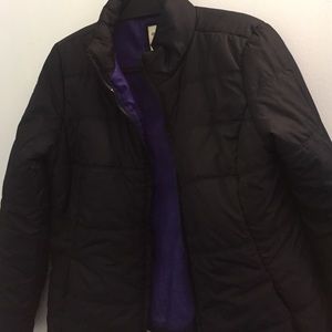 Black puffer jacket