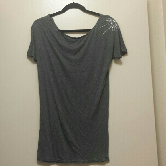 Express Grey T Shirt - Picture 1 of 3