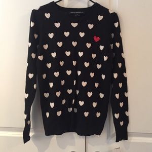 French Connection heart sweater