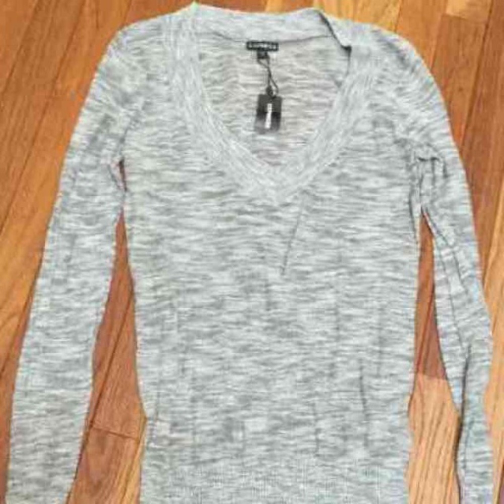 Marble grey express sweater