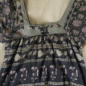 Peasant top, Free People, vintage top