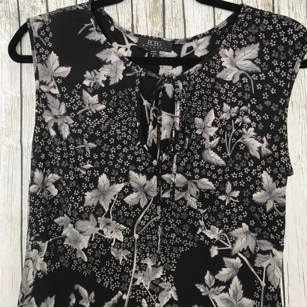 BCBG Leaf print dress, medium