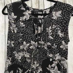 BCBG Leaf print dress, medium