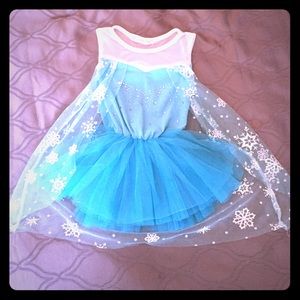 Frozen inspired girls tutu dress