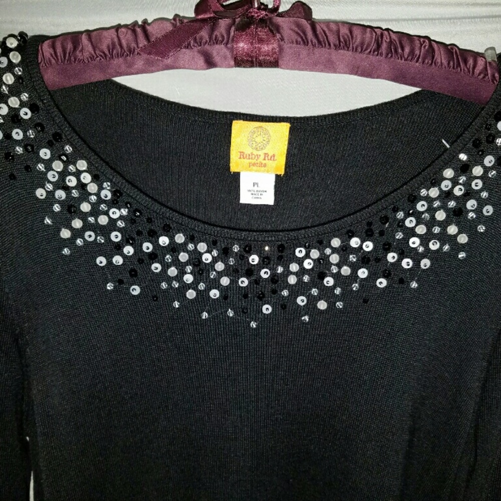 Ruby Rd petite women's top - Picture 2 of 4
