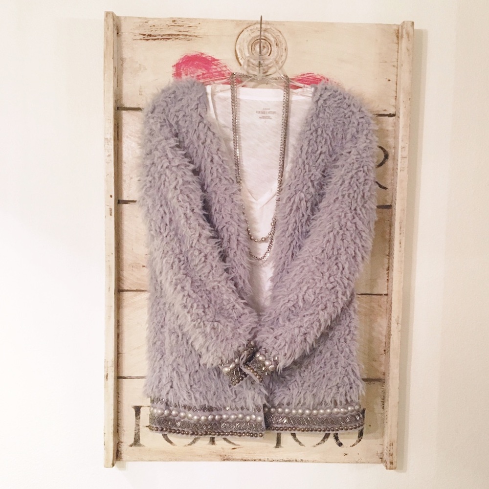 Jessica Simpson Furry Coat