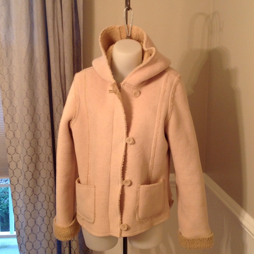 Faux Shearling coat-Old Navy