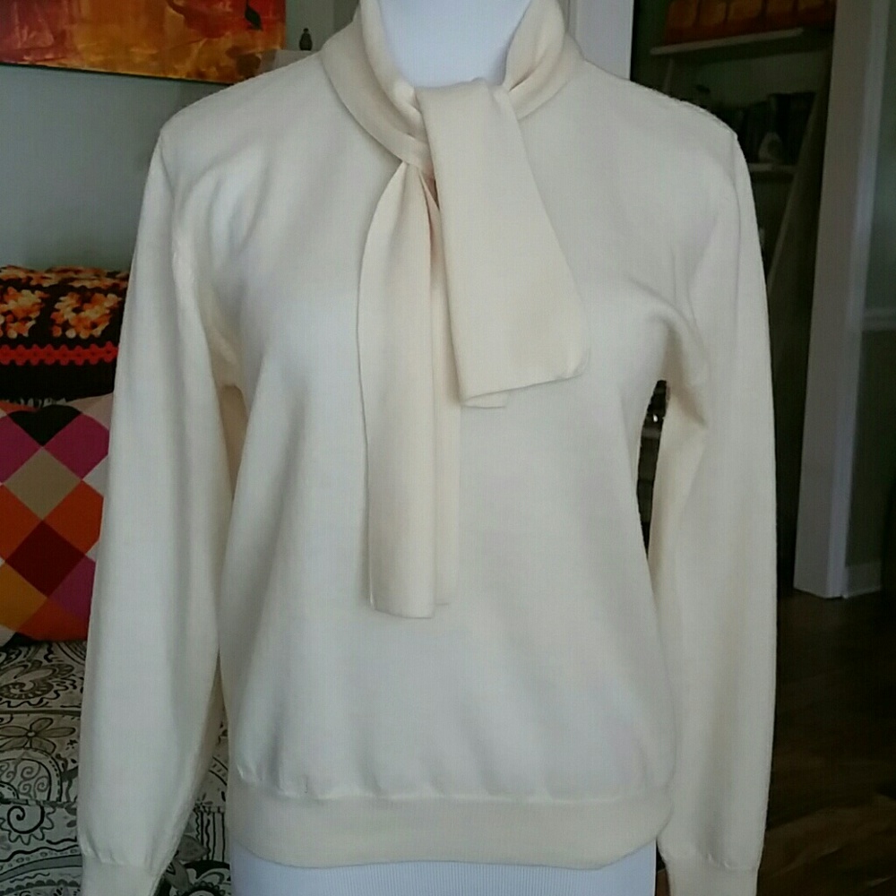 Cream wool sweater