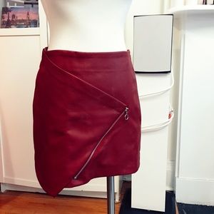 Leather Mini Skirt