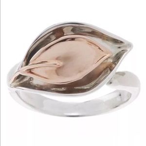 Hagit Gorali Rose Gold Leaf Ring