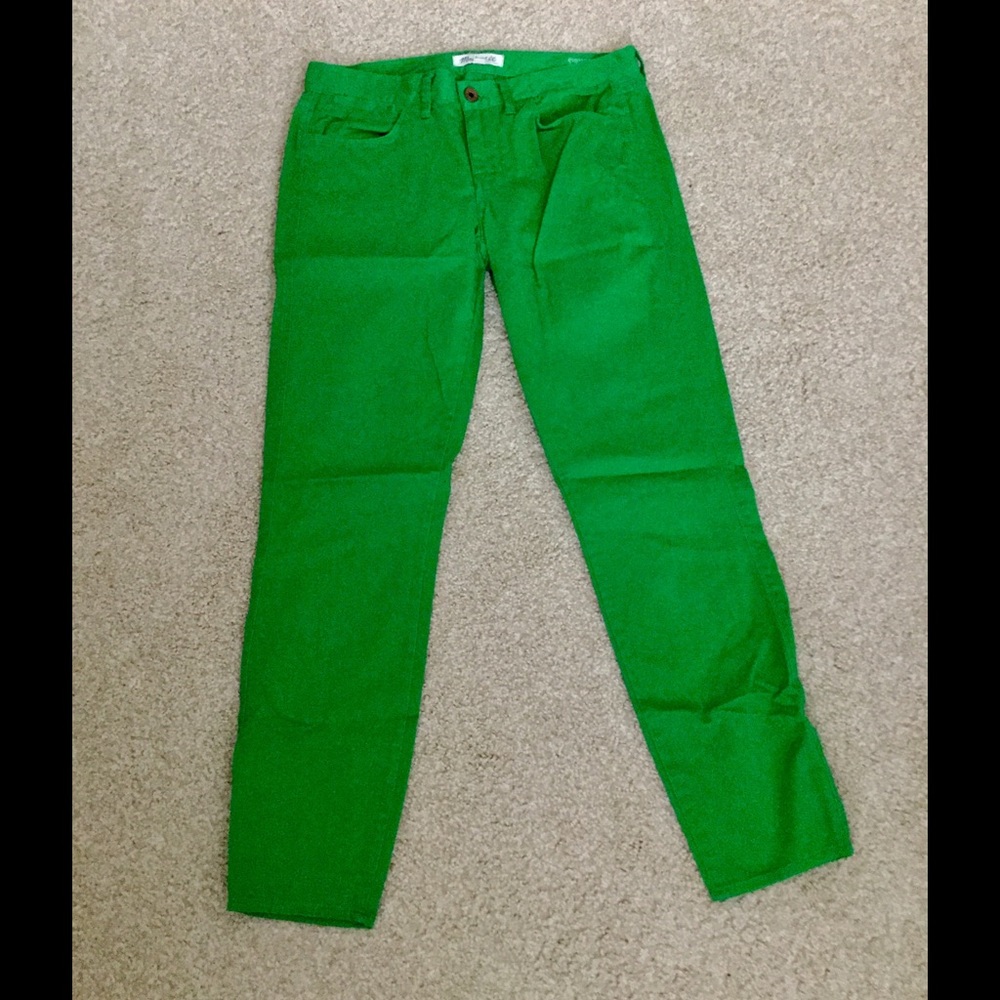 Madewell skinny ankle pants.