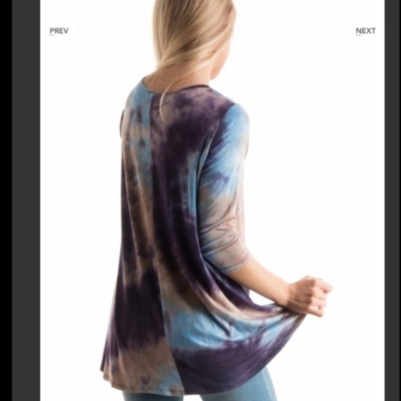 Criss cross tie dye Tunic ⭐️1LEFT ⭐️HP ⭐️ - Picture 5 of 6