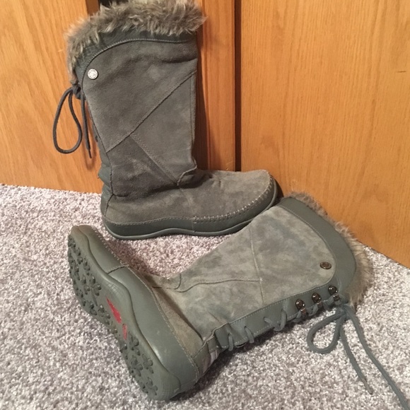 The North Face Shoes - The North Face grey winter boots 6.5