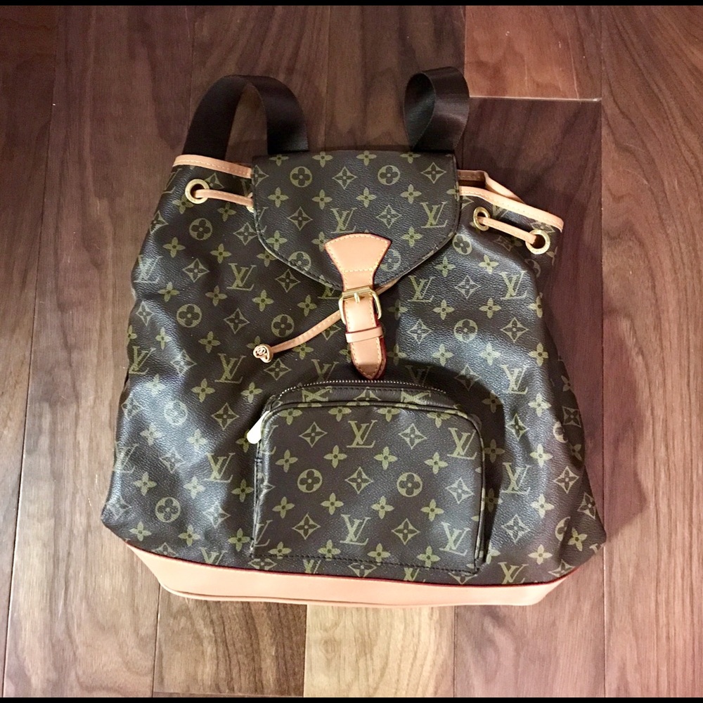 Faux Louis Vuitton Backpack