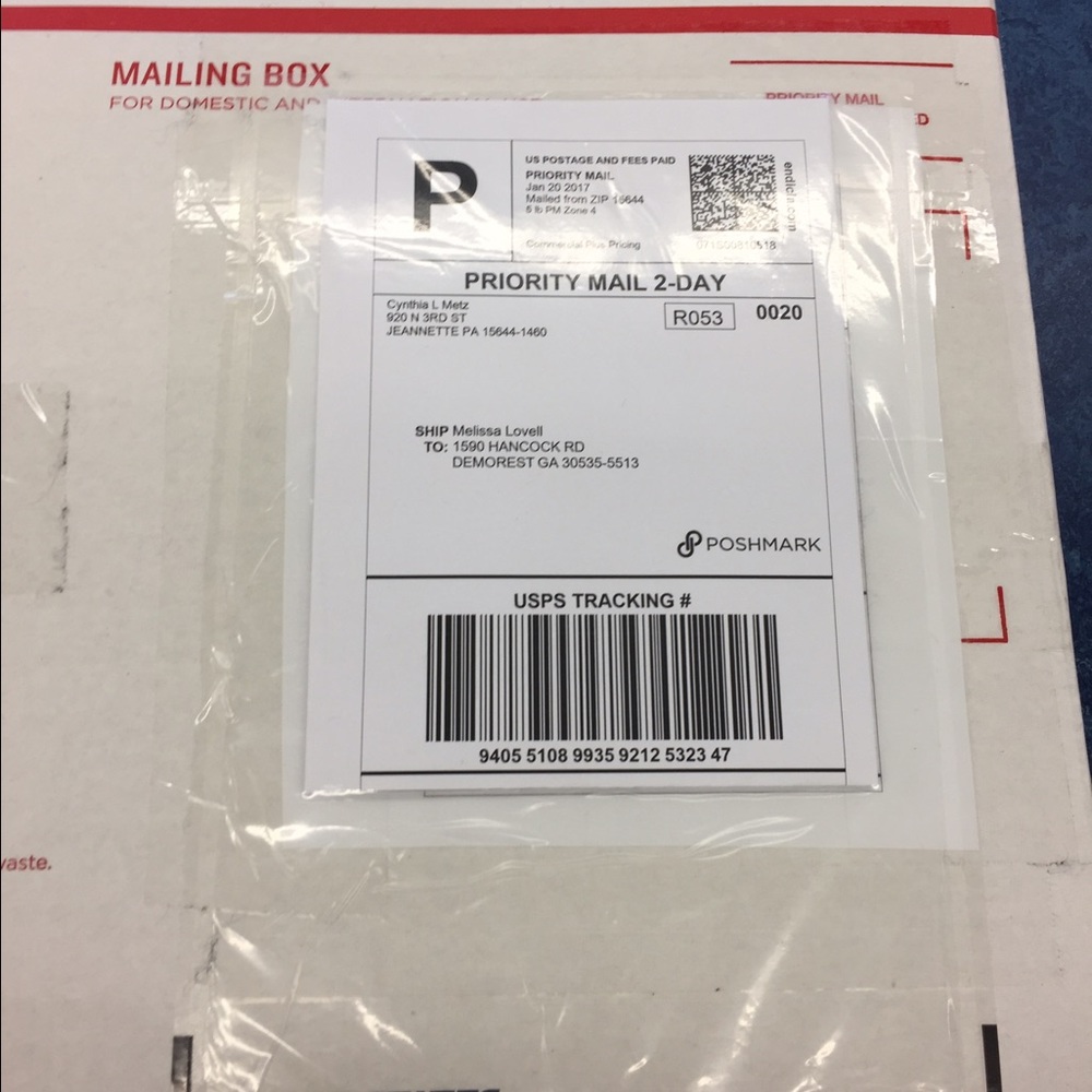 Proof of shipping