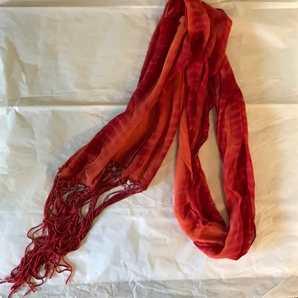 Lucky Brand 100% Silk Scarf - Picture 2 of 4