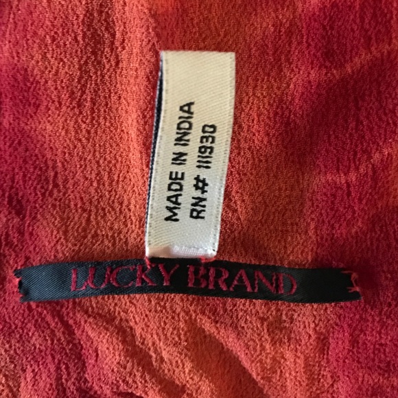 Lucky Brand 100% Silk Scarf - Picture 4 of 4
