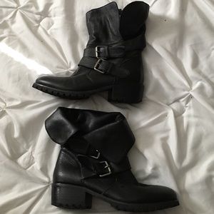 Ankle boots genuine leather 7.5